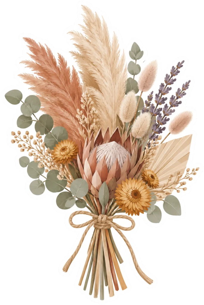 Boho Dried Bouquet