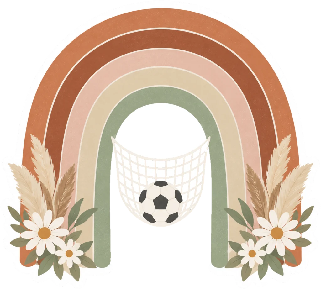 Boho Rainbow Goal