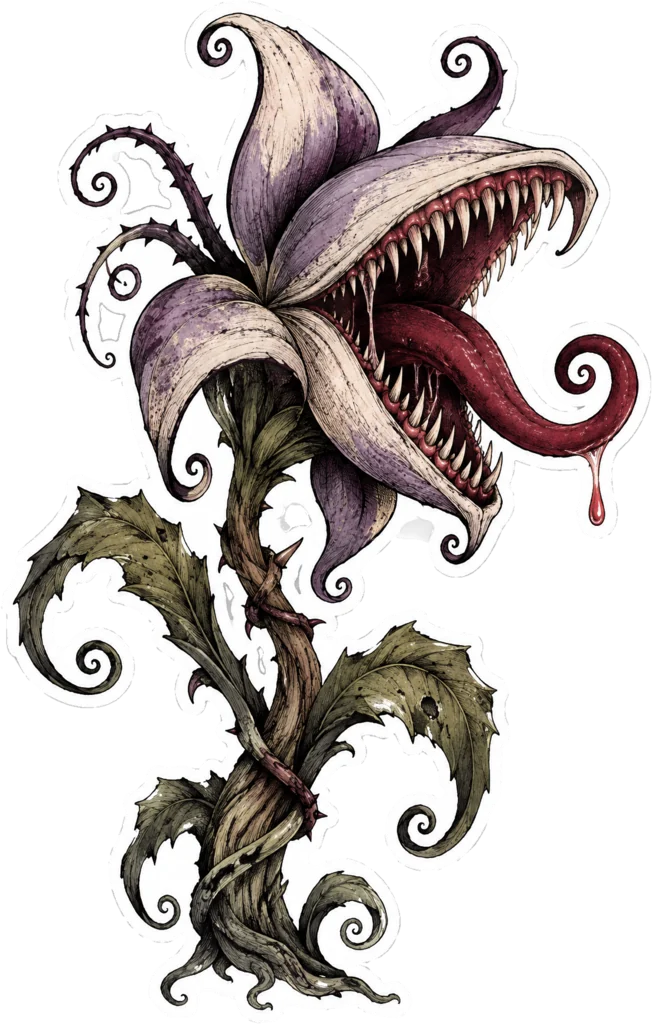 Fanged Carnivorous Lily