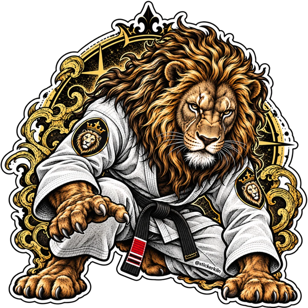 Fierce Lion Jiu-Jitsu Crest