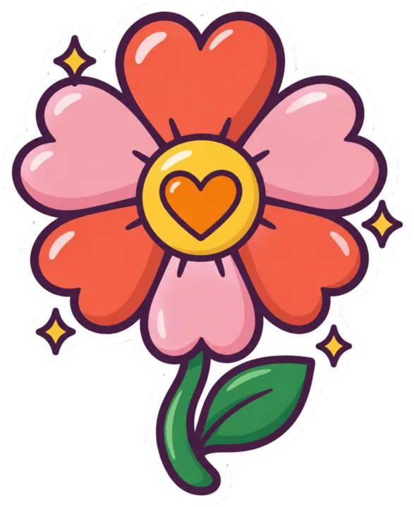 Heart Petal Flower