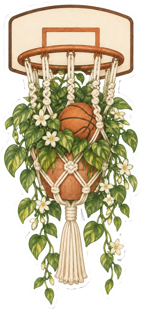 Macrame Hoop Planter