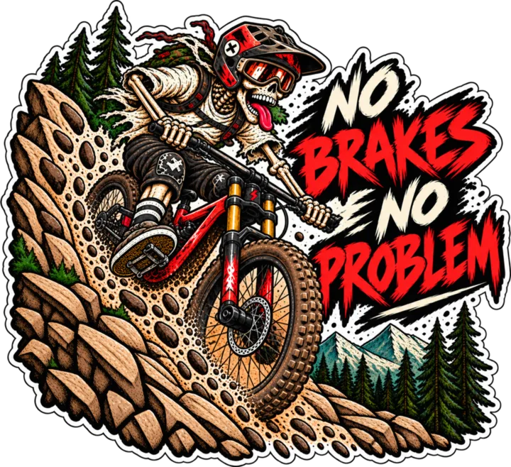 No Brakes, No Problem