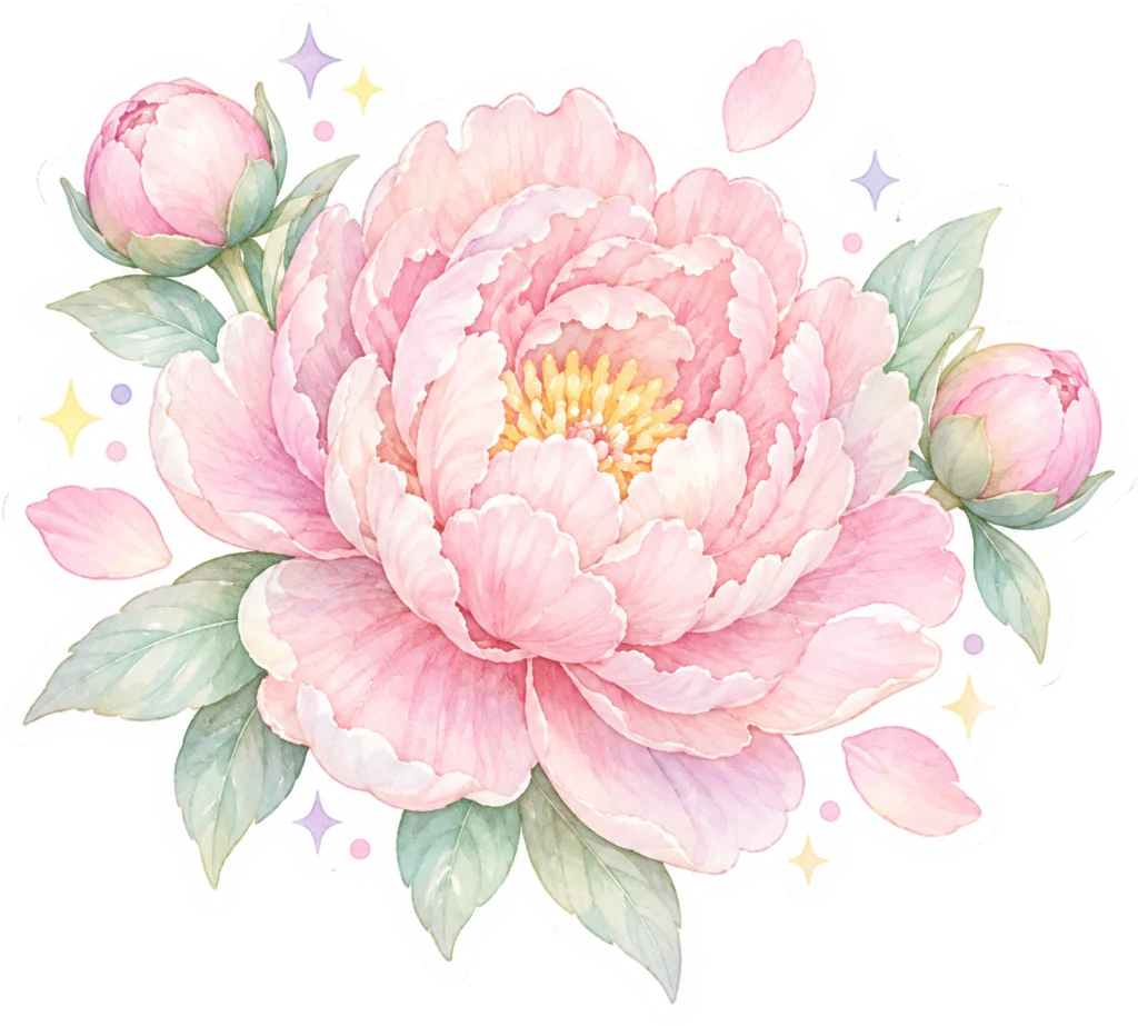 Pastel Peony