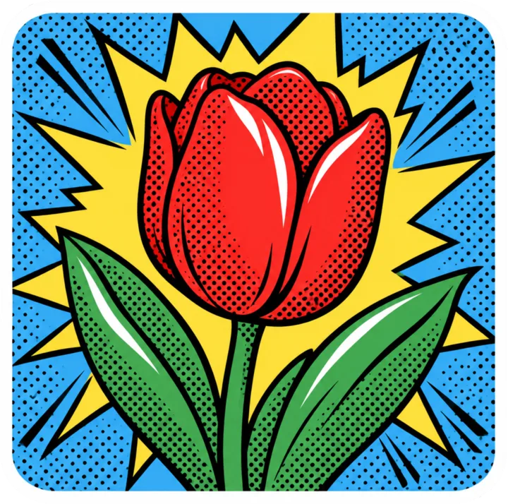 Pop Art Tulip