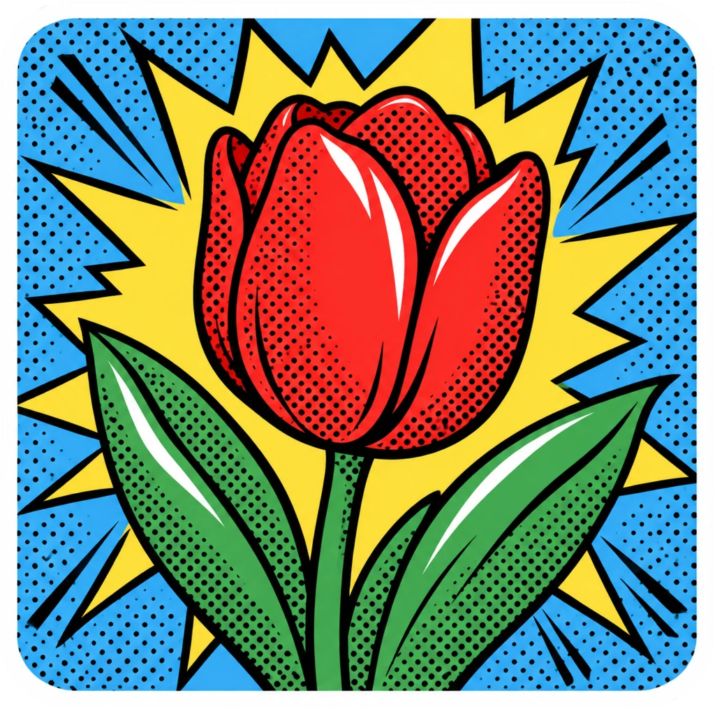 Pop Art Tulip