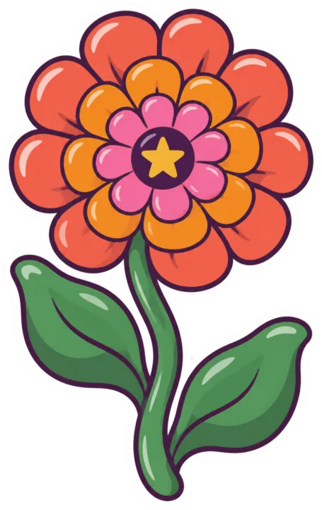 Stacked Petal Poppy