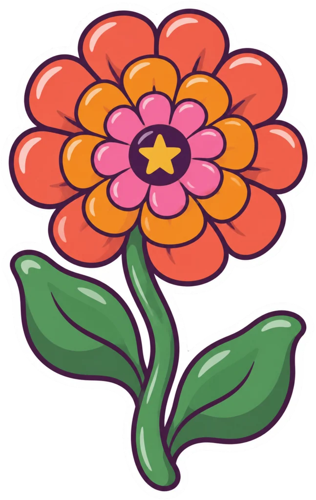 Stacked Petal Poppy